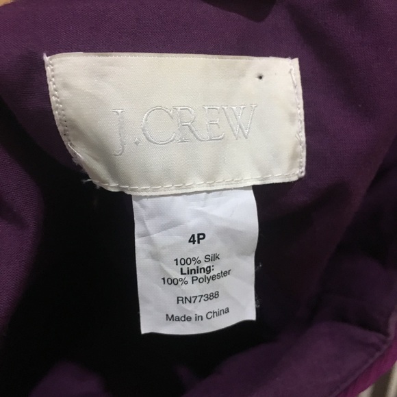 J Crew Silk Chiffon Strapless Dress - Picture 3 of 3